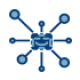Icon networks blue